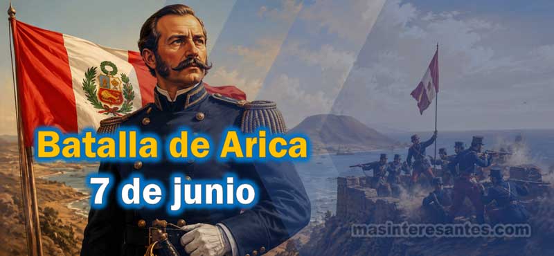 Calendario Cívico Escolar 7 de junio Batalla de Arica y día del héroe Francisco Bolognesi