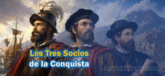 Los Tres Socios de la Conquista del Perú